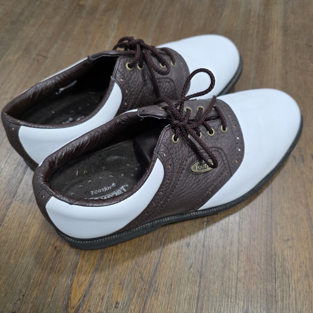 FootJoy Brown and White Athletic Shoes